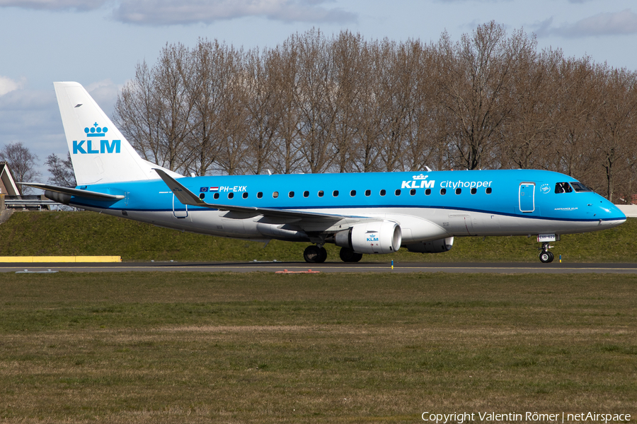 KLM Cityhopper Embraer ERJ-175LR (ERJ-170-200LR) (PH-EXK) | Photo 557685