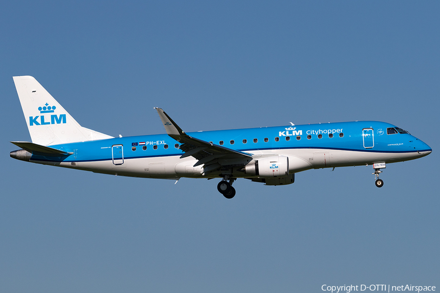 KLM Cityhopper Embraer ERJ-175STD (ERJ-170-200STD) (PH-EXL) | Photo 166713