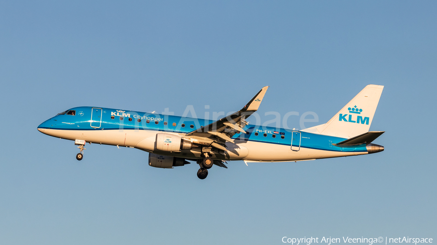 KLM Cityhopper Embraer ERJ-175STD (ERJ-170-200STD) (PH-EXL) | Photo 286773