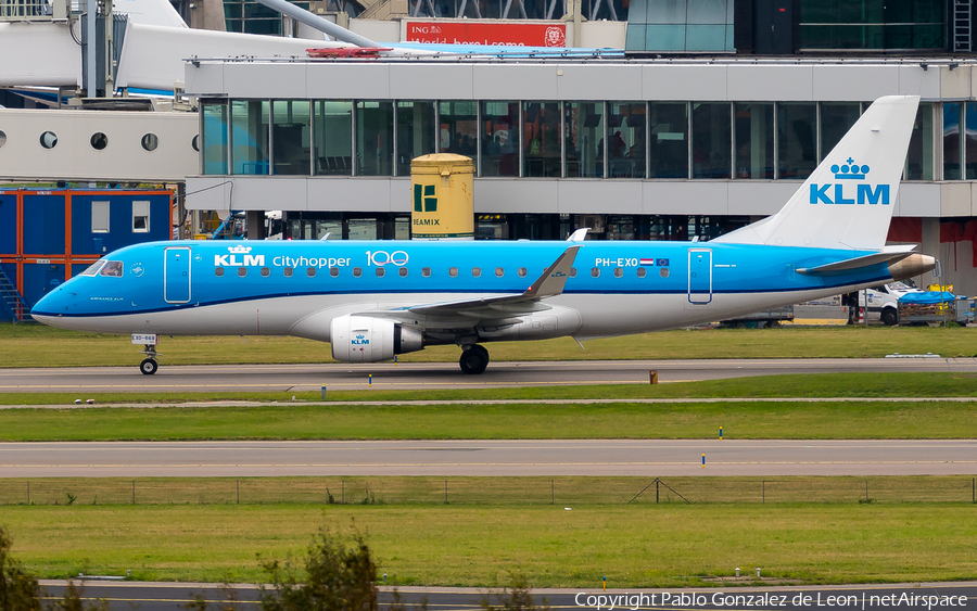 KLM Cityhopper Embraer ERJ-175STD (ERJ-170-200STD) (PH-EXO) | Photo 350433