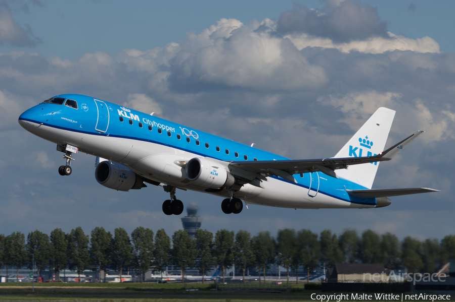 KLM Cityhopper Embraer ERJ-175STD (ERJ-170-200STD) (PH-EXO) | Photo 393922