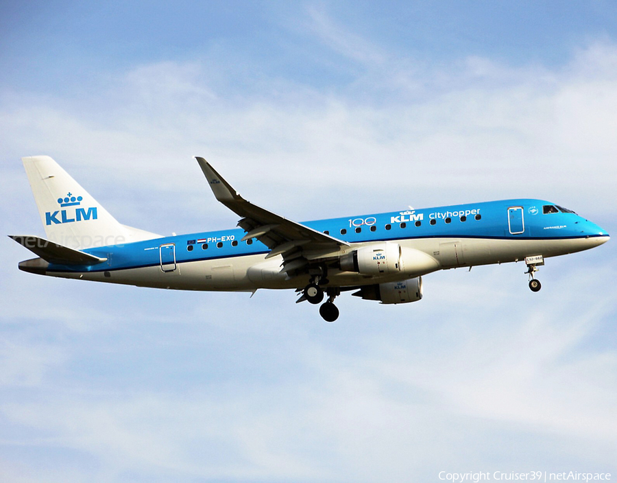 KLM Cityhopper Embraer ERJ-175STD (ERJ-170-200STD) (PH-EXO) | Photo 413247