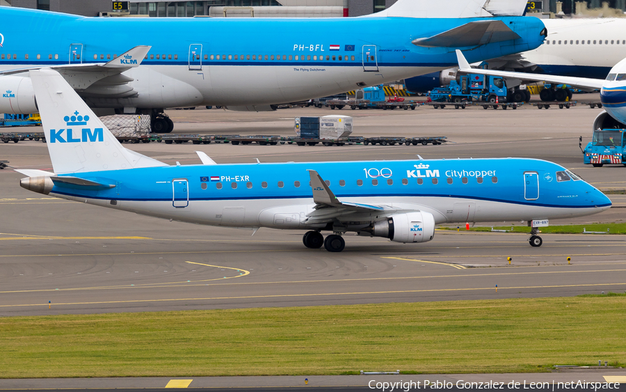 KLM Cityhopper Embraer ERJ-175STD (ERJ-170-200STD) (PH-EXR) | Photo 350019