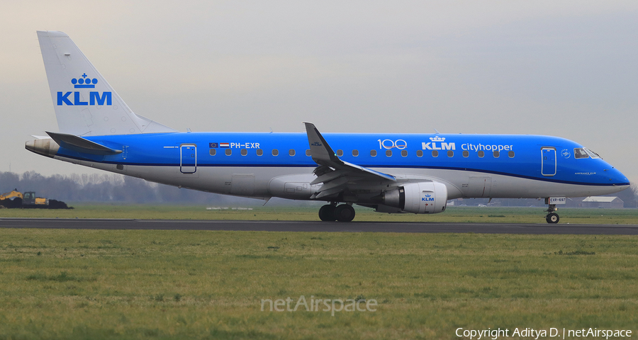 KLM Cityhopper Embraer ERJ-175STD (ERJ-170-200STD) (PH-EXR) | Photo 359506