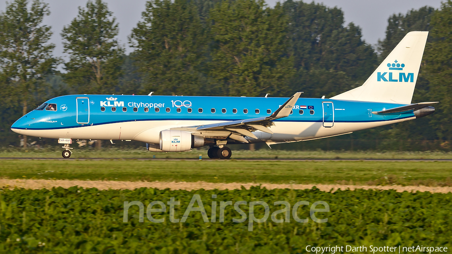 KLM Cityhopper Embraer ERJ-175STD (ERJ-170-200STD) (PH-EXR) | Photo 376167