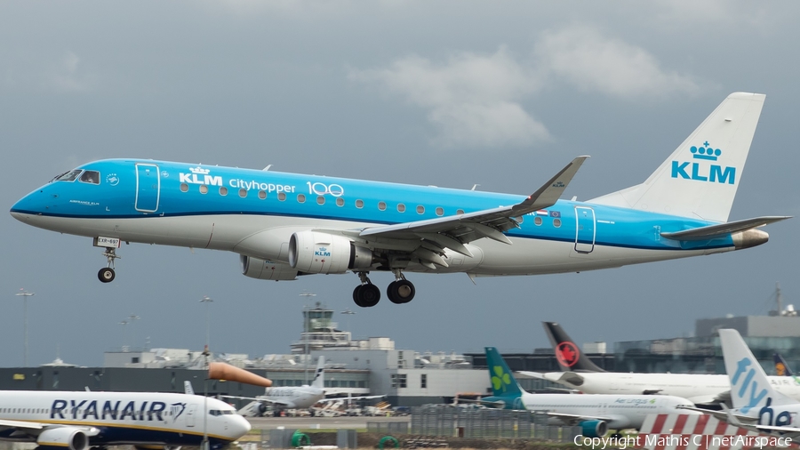 KLM Cityhopper Embraer ERJ-175STD (ERJ-170-200STD) (PH-EXR) | Photo 382285