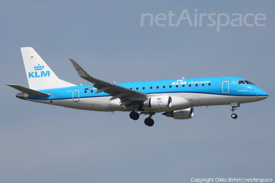 KLM Cityhopper Embraer ERJ-175STD (ERJ-170-200STD) (PH-EXS) | Photo 246039