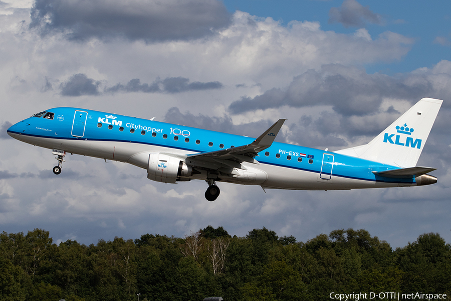 KLM Cityhopper Embraer ERJ-175STD (ERJ-170-200STD) (PH-EXS) | Photo 400595