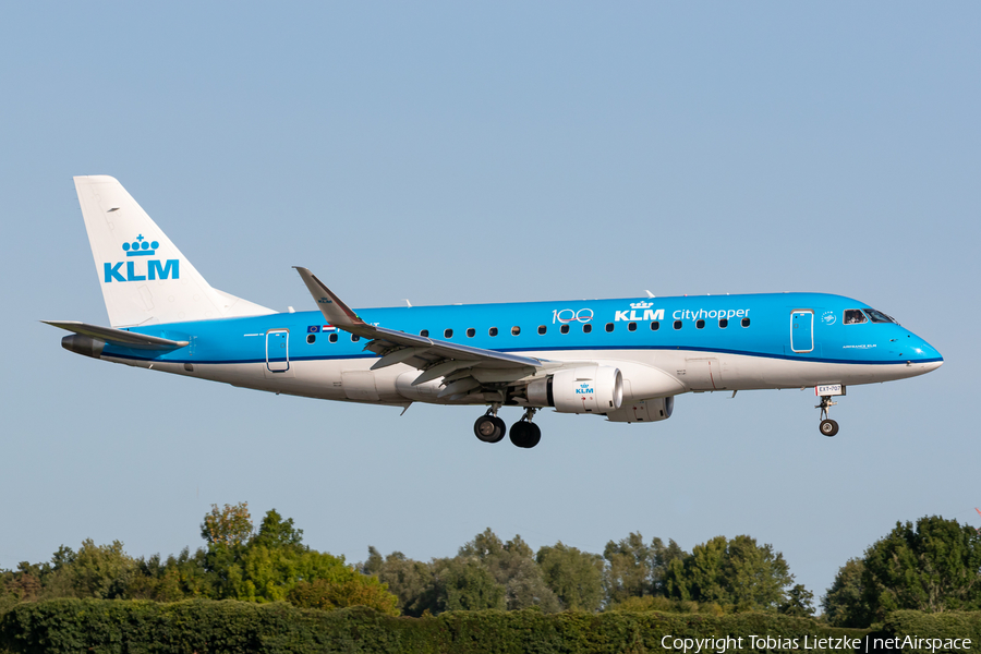 KLM Cityhopper Embraer ERJ-175STD (ERJ-170-200STD) (PH-EXT) | Photo 412613