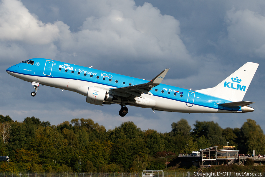KLM Cityhopper Embraer ERJ-175STD (ERJ-170-200STD) (PH-EXU) | Photo 406565
