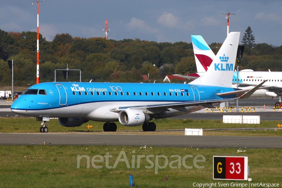 KLM Cityhopper Embraer ERJ-175STD (ERJ-170-200STD) (PH-EXU) | Photo 406624