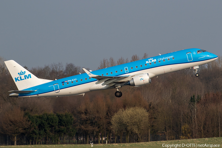 KLM Cityhopper Embraer ERJ-190STD (ERJ-190-100STD) (PH-EXV) | Photo 236775