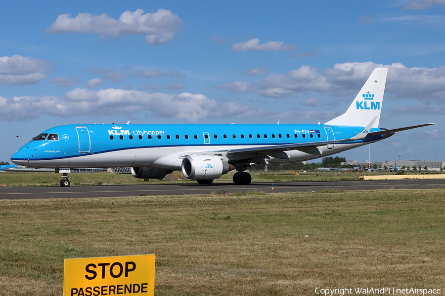 KLM Cityhopper Embraer ERJ-190STD (ERJ-190-100STD) (PH-EXV) | Photo 531282