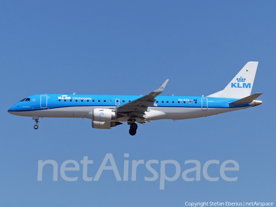 KLM Cityhopper Embraer ERJ-190STD (ERJ-190-100STD) (PH-EXV) | Photo 516834