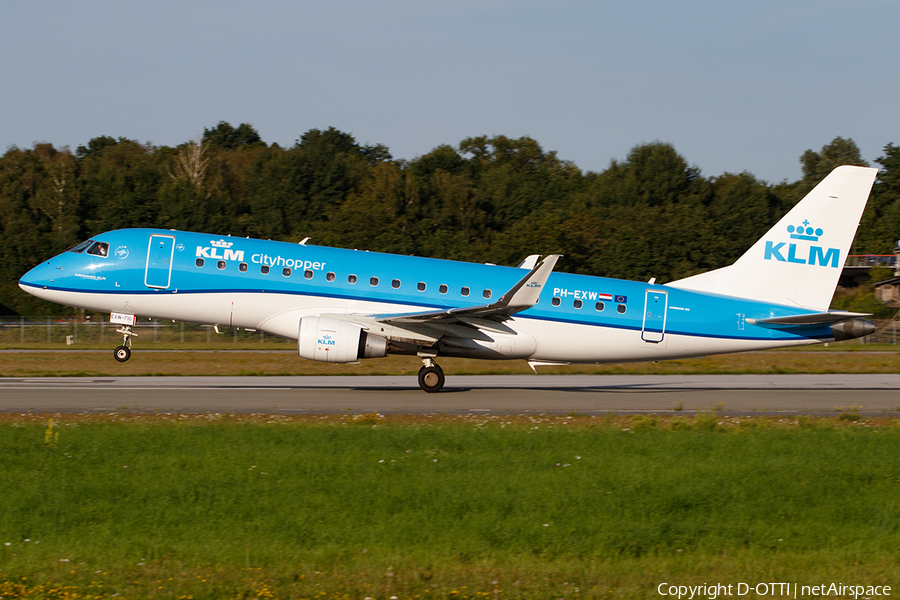 KLM Cityhopper Embraer ERJ-175STD (ERJ-170-200STD) (PH-EXW) | Photo 469149