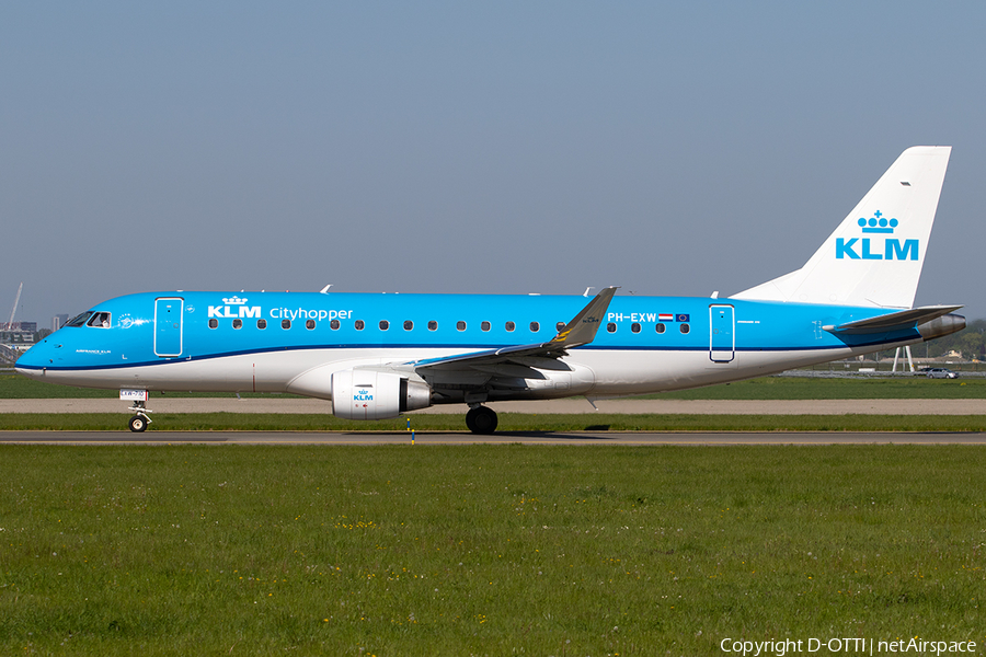 KLM Cityhopper Embraer ERJ-175STD (ERJ-170-200STD) (PH-EXW) | Photo 243433