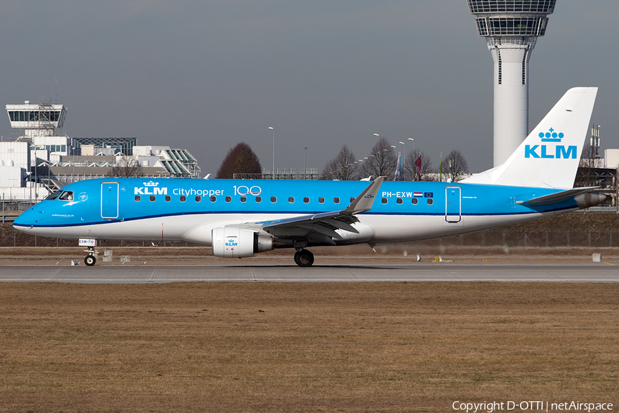 KLM Cityhopper Embraer ERJ-175STD (ERJ-170-200STD) (PH-EXW) | Photo 373863