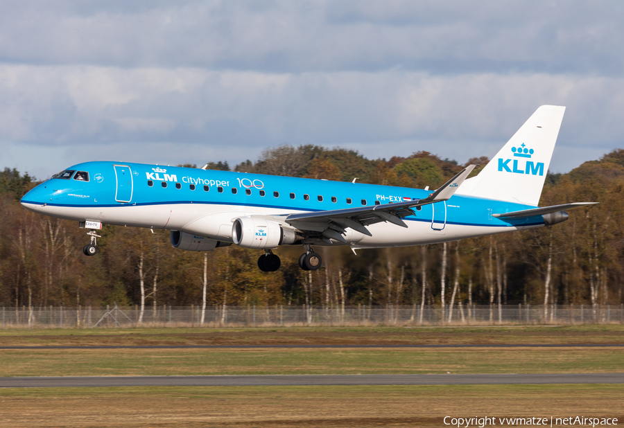 KLM Cityhopper Embraer ERJ-175STD (ERJ-170-200STD) (PH-EXX) | Photo 407418