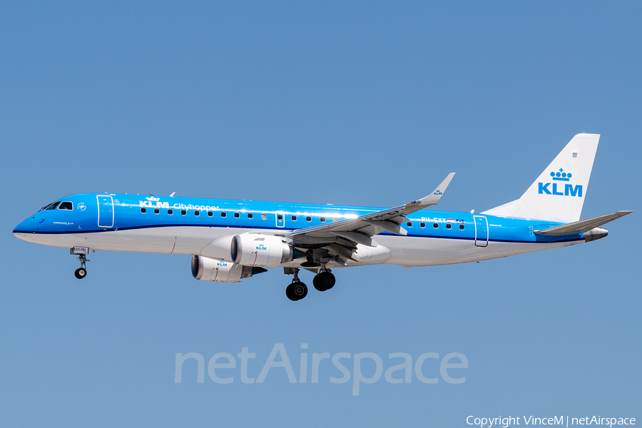 KLM Cityhopper Embraer ERJ-190STD (ERJ-190-100STD) (PH-EXY) | Photo 259376