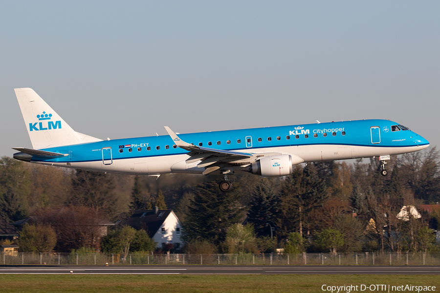 KLM Cityhopper Embraer ERJ-190STD (ERJ-190-100STD) (PH-EXY) | Photo 314351