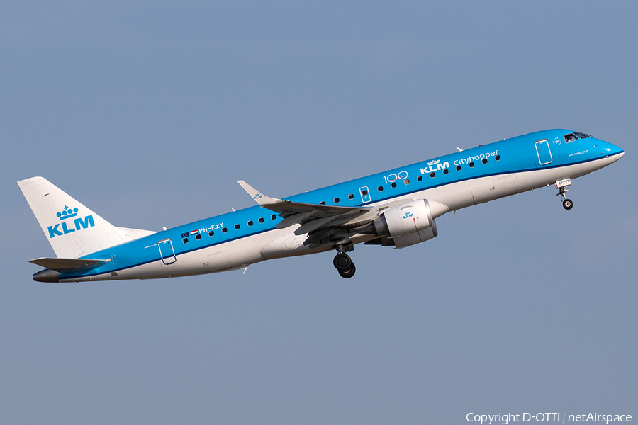 KLM Cityhopper Embraer ERJ-190STD (ERJ-190-100STD) (PH-EXY) | Photo 344063