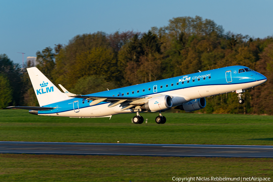 KLM Cityhopper Embraer ERJ-190STD (ERJ-190-100STD) (PH-EXY) | Photo 445987