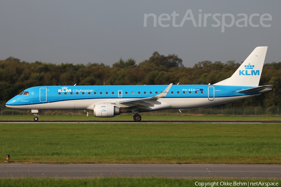 KLM Cityhopper Embraer ERJ-190LR (ERJ-190-100LR) (PH-EZA) | Photo 126064