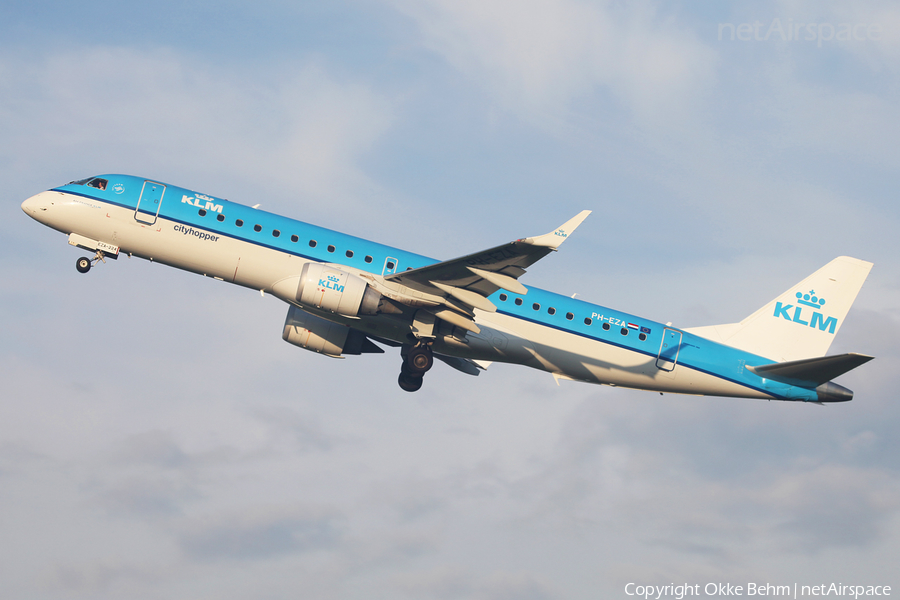 KLM Cityhopper Embraer ERJ-190LR (ERJ-190-100LR) (PH-EZA) | Photo 38665