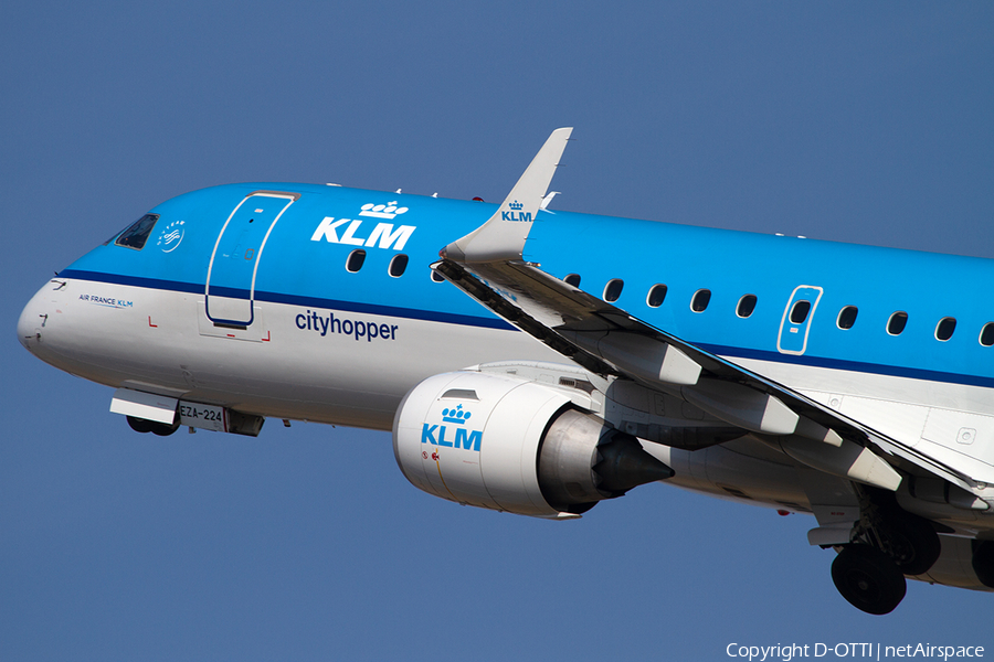 KLM Cityhopper Embraer ERJ-190LR (ERJ-190-100LR) (PH-EZA) | Photo 347149