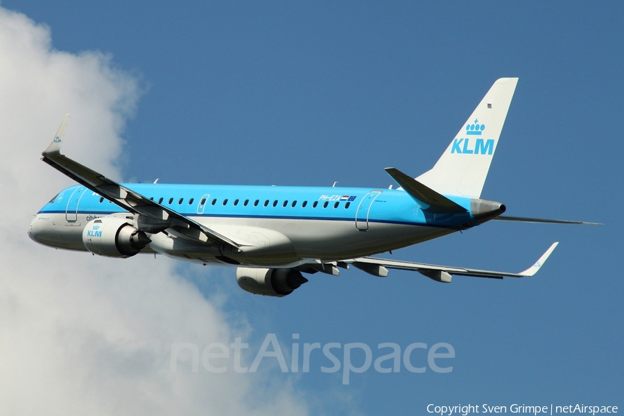 KLM Cityhopper Embraer ERJ-190LR (ERJ-190-100LR) (PH-EZA) | Photo 442943