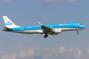 KLM Cityhopper Embraer ERJ-190LR (ERJ-190-100LR) (PH-EZA) at  Warsaw - Frederic Chopin International, Poland