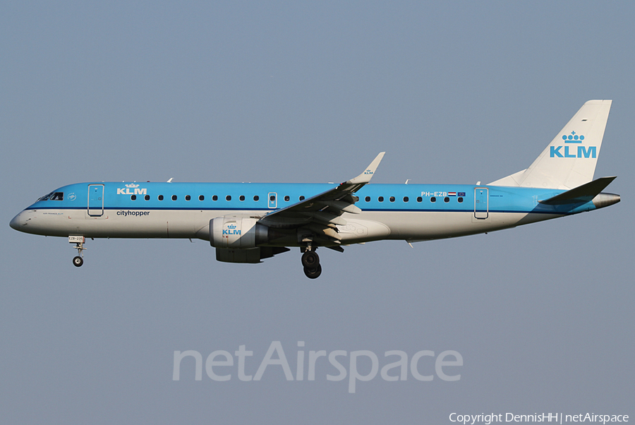 KLM Cityhopper Embraer ERJ-190LR (ERJ-190-100LR) (PH-EZB) | Photo 361243