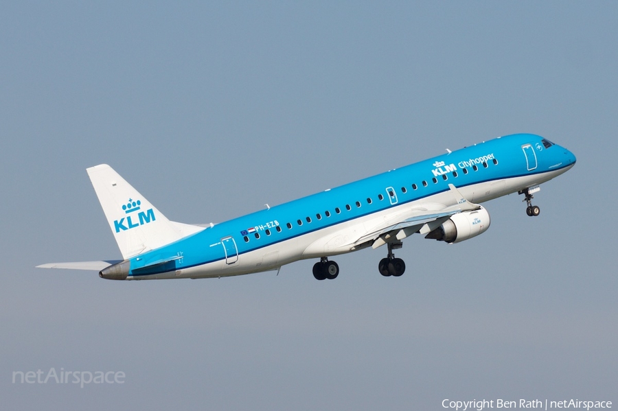 KLM Cityhopper Embraer ERJ-190LR (ERJ-190-100LR) (PH-EZB) | Photo 164030