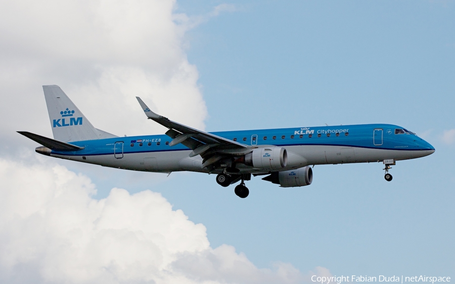 KLM Cityhopper Embraer ERJ-190LR (ERJ-190-100LR) (PH-EZB) | Photo 270580