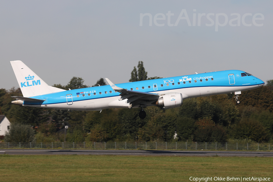 KLM Cityhopper Embraer ERJ-190LR (ERJ-190-100LR) (PH-EZB) | Photo 352379