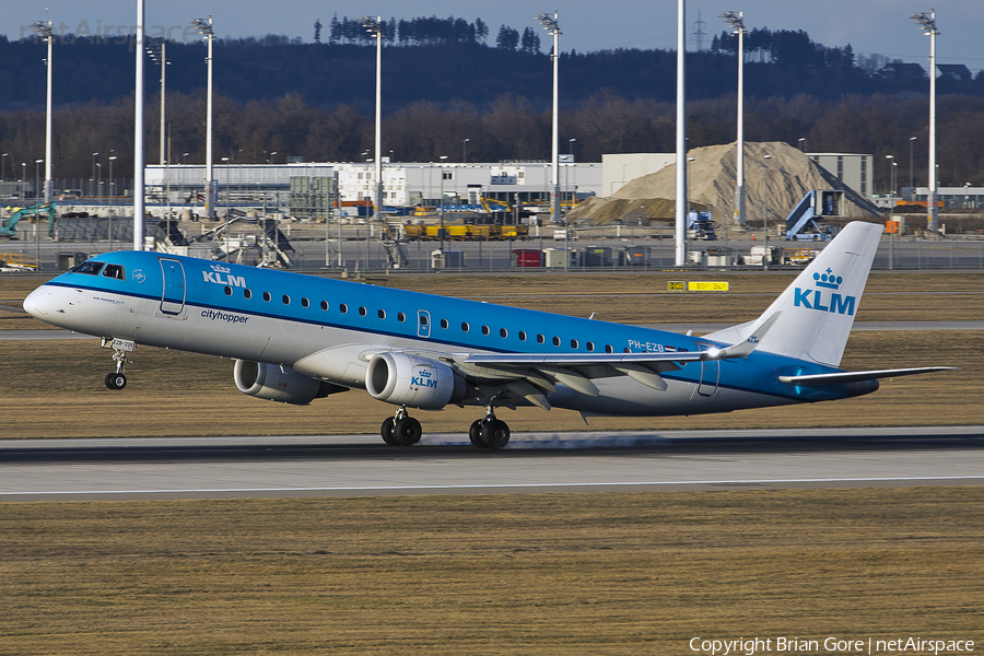 KLM Cityhopper Embraer ERJ-190LR (ERJ-190-100LR) (PH-EZB) | Photo 42375