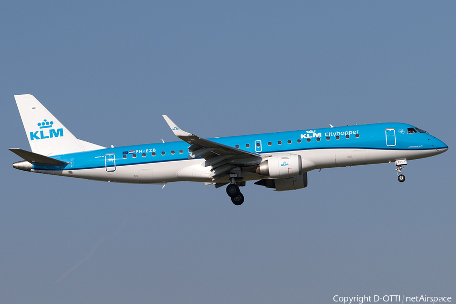 KLM Cityhopper Embraer ERJ-190LR (ERJ-190-100LR) (PH-EZB) | Photo 527203