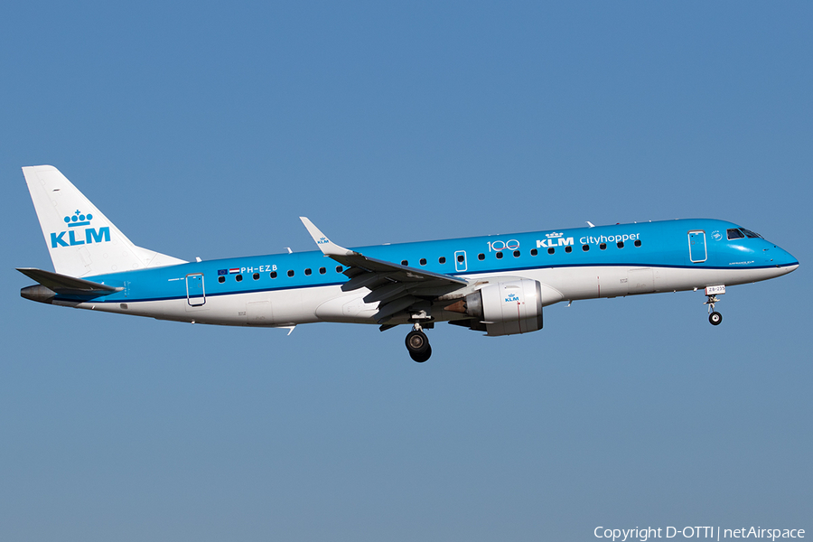 KLM Cityhopper Embraer ERJ-190LR (ERJ-190-100LR) (PH-EZB) | Photo 403179