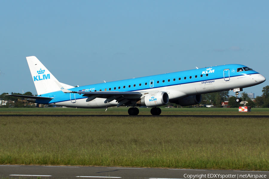 KLM Cityhopper Embraer ERJ-190STD (ERJ-190-100STD) (PH-EZC) | Photo 291559