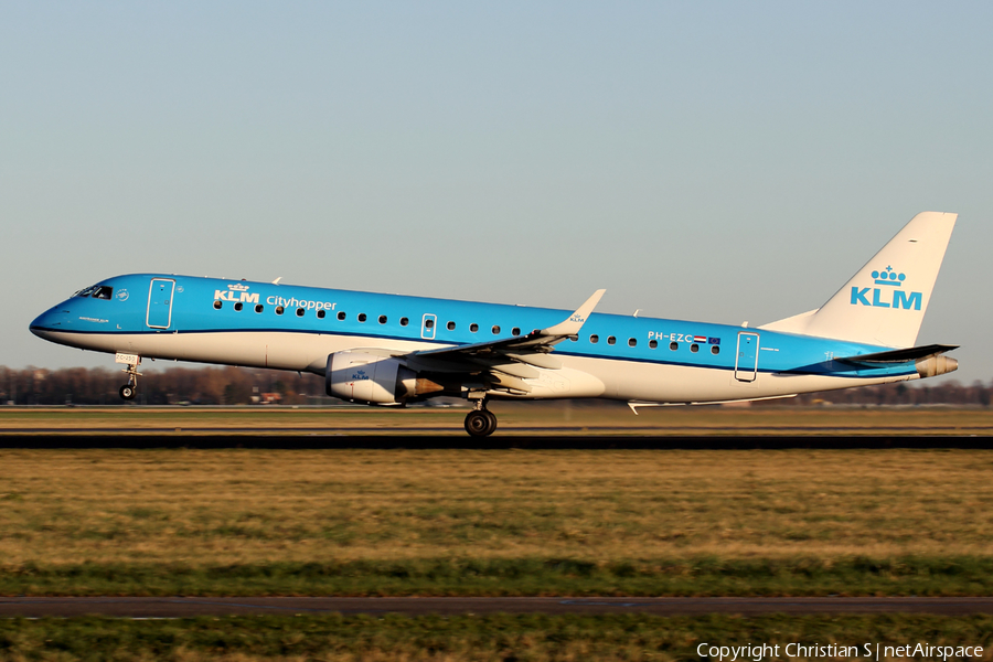 KLM Cityhopper Embraer ERJ-190STD (ERJ-190-100STD) (PH-EZC) | Photo 96351