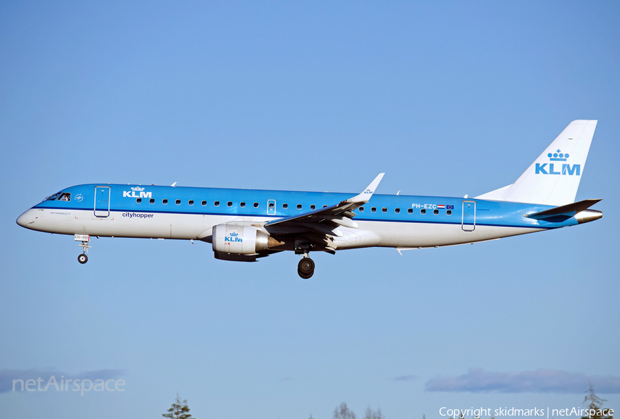 KLM Cityhopper Embraer ERJ-190STD (ERJ-190-100STD) (PH-EZC) | Photo 72765