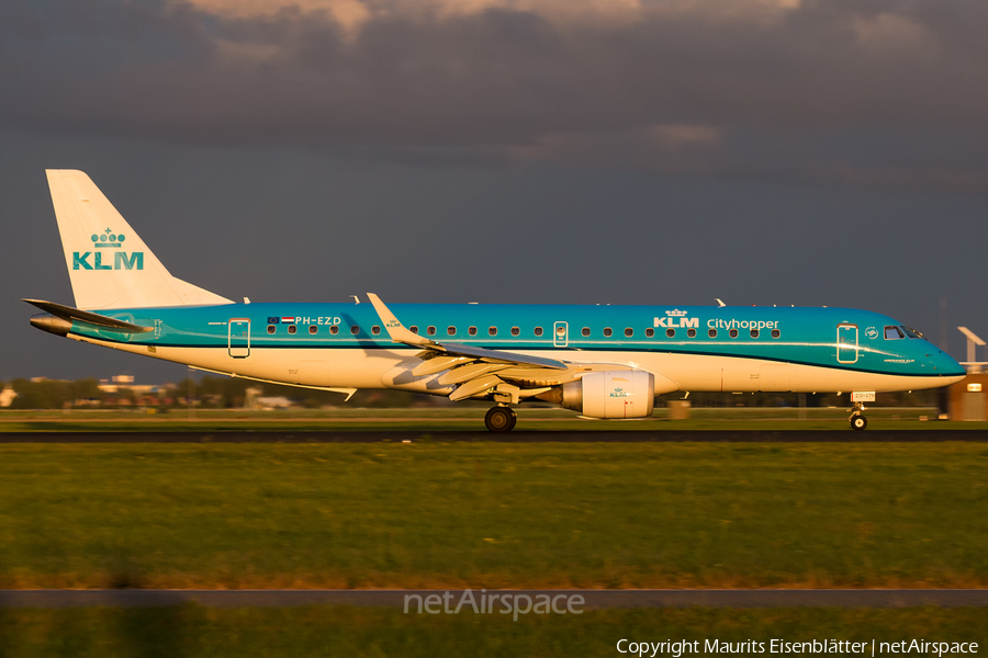 KLM Cityhopper Embraer ERJ-190STD (ERJ-190-100STD) (PH-EZD) | Photo 125218