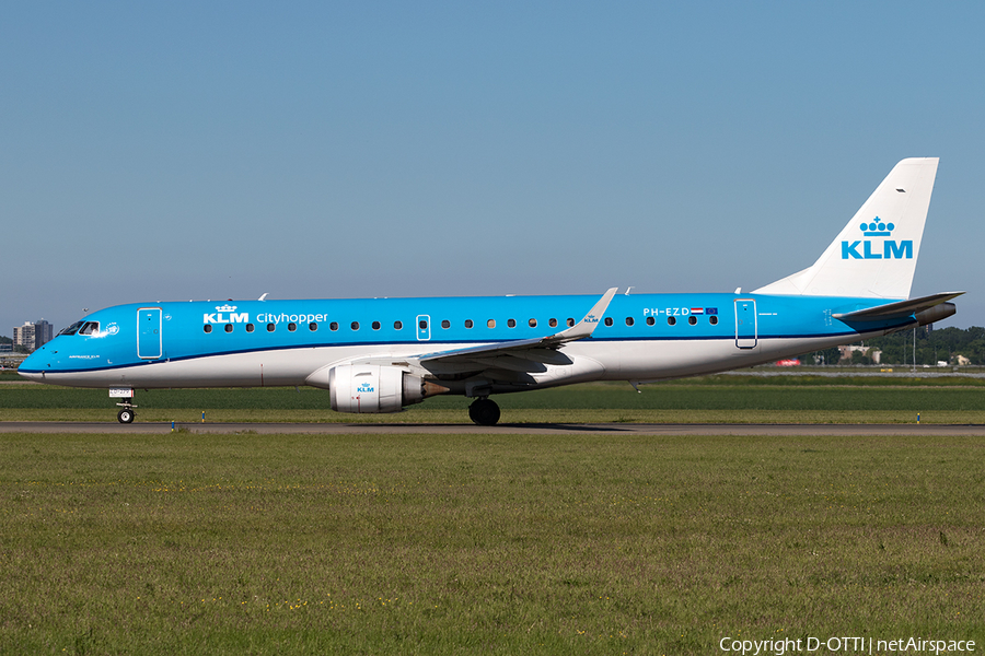 KLM Cityhopper Embraer ERJ-190STD (ERJ-190-100STD) (PH-EZD) | Photo 165956
