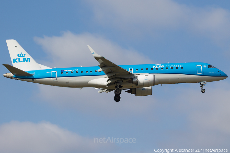 KLM Cityhopper Embraer ERJ-190STD (ERJ-190-100STD) (PH-EZD) | Photo 362116