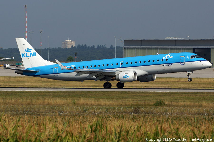 KLM Cityhopper Embraer ERJ-190STD (ERJ-190-100STD) (PH-EZD) | Photo 275923