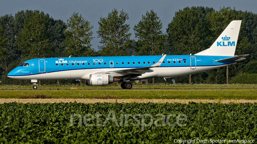 KLM Cityhopper Embraer ERJ-190STD (ERJ-190-100STD) (PH-EZD) | Photo 376170