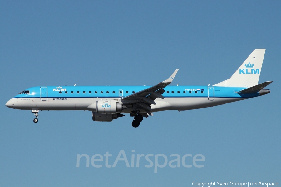 KLM Cityhopper Embraer ERJ-190LR (ERJ-190-100LR) (PH-EZE) | Photo 441174
