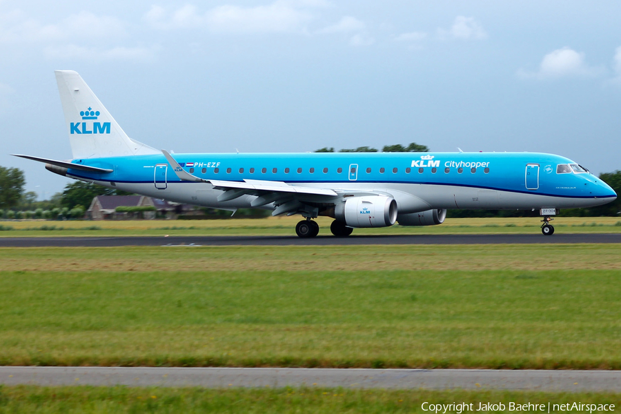 KLM Cityhopper Embraer ERJ-190STD (ERJ-190-100STD) (PH-EZF) | Photo 173586