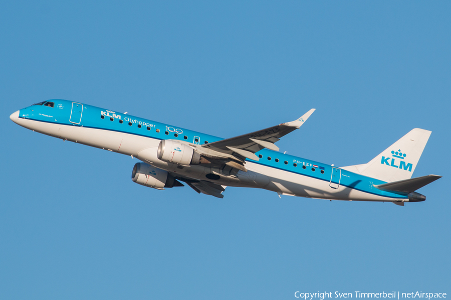 KLM Cityhopper Embraer ERJ-190STD (ERJ-190-100STD) (PH-EZF) | Photo 365520