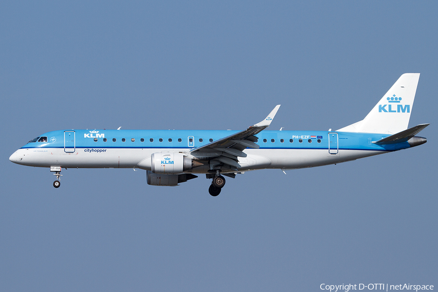 KLM Cityhopper Embraer ERJ-190STD (ERJ-190-100STD) (PH-EZF) | Photo 413331